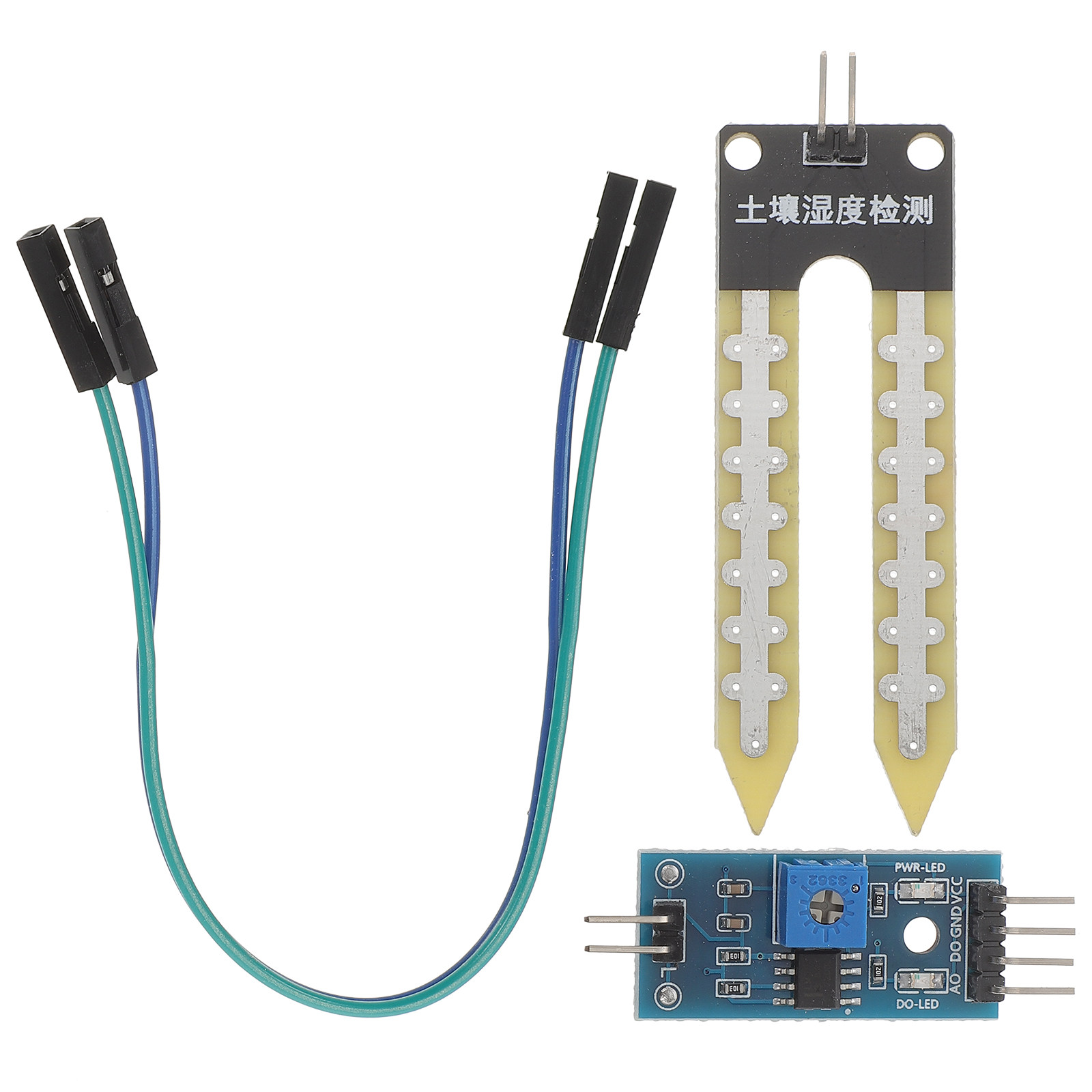 Soil Moisture Sensor - 1Set Soil Hygrometer Module Adjustable Sensitivity