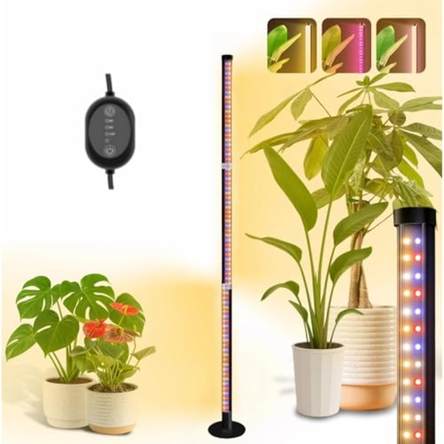 Agriculture Vertical Farming - Standing Grow Light with 3 Light