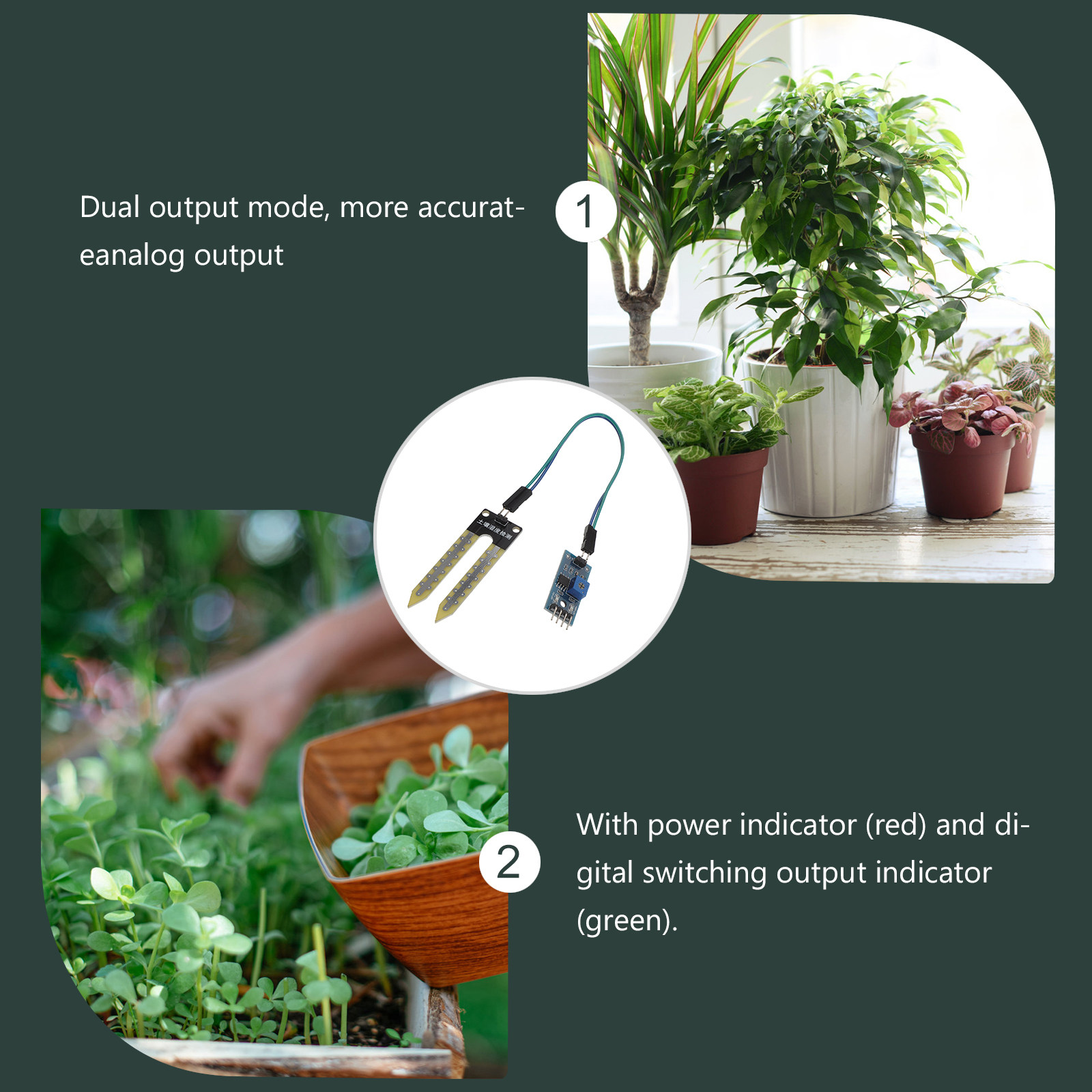 1Set Soil Hygrometer Module Ad – Soil Moisture Sensor recenzja i cena