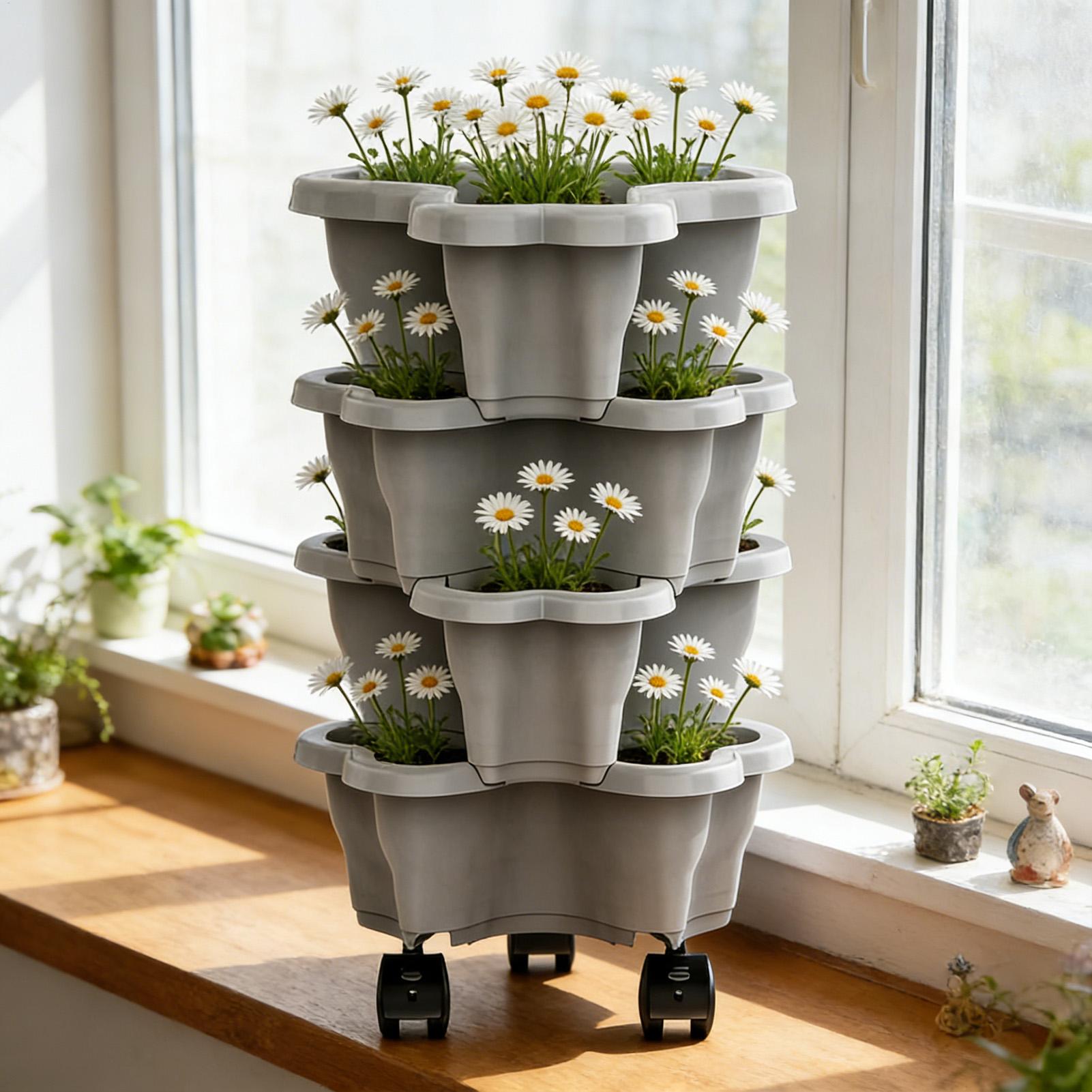 Stackable Plant Tower Strawber – Agriculture Vertical Farming recenzja i cena