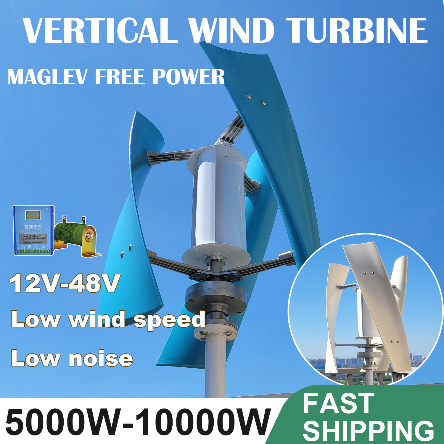 5000W 6000W Vertical Wind Turb – Agriculture Vertical Farming recenzja i cena