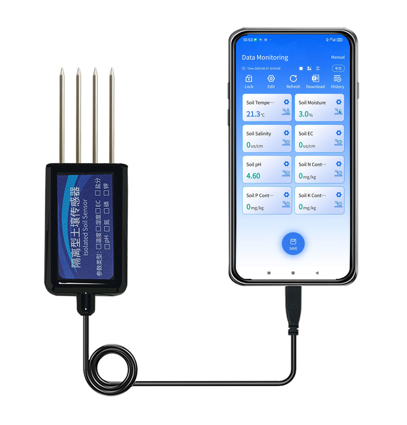 8 in 1 Digital Soil Sensor And – Soil Moisture Sensor recenzja i cena