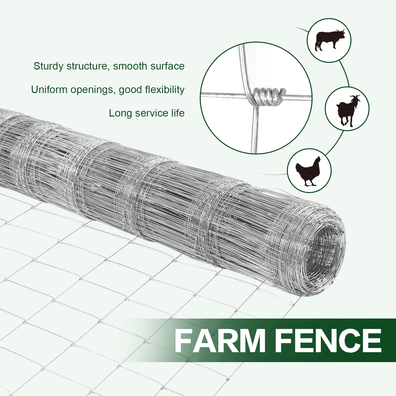 5FT/6FT Metal Farm Fence Net A – Farming In Agriculture recenzja i cena