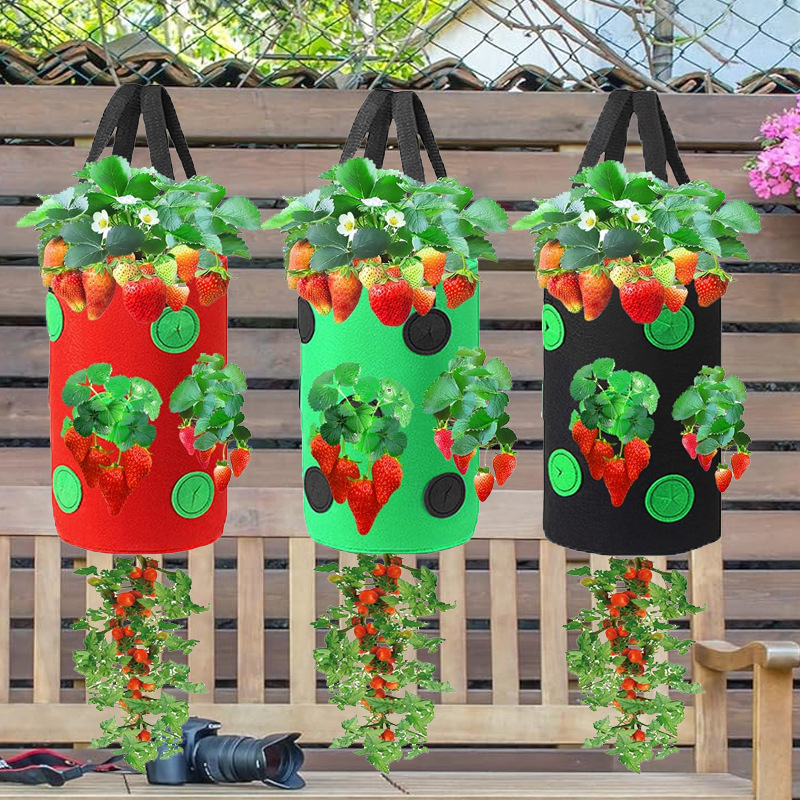 1Pc Hanging Planting Bag Straw – Agriculture Vertical Farming recenzja i cena